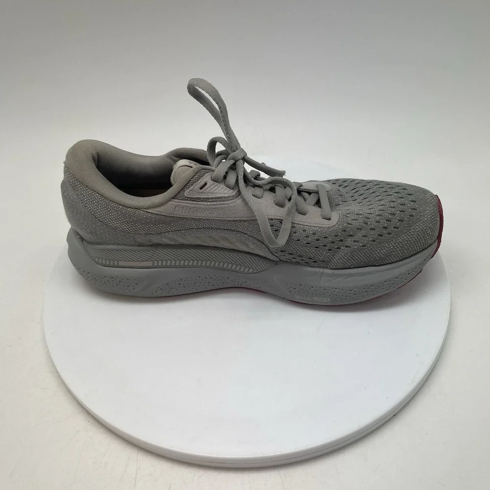 Brooks Sneakers 7.5 Womens Adrenaline GTS 24 1204261B019 Gray Running Gym Shoes